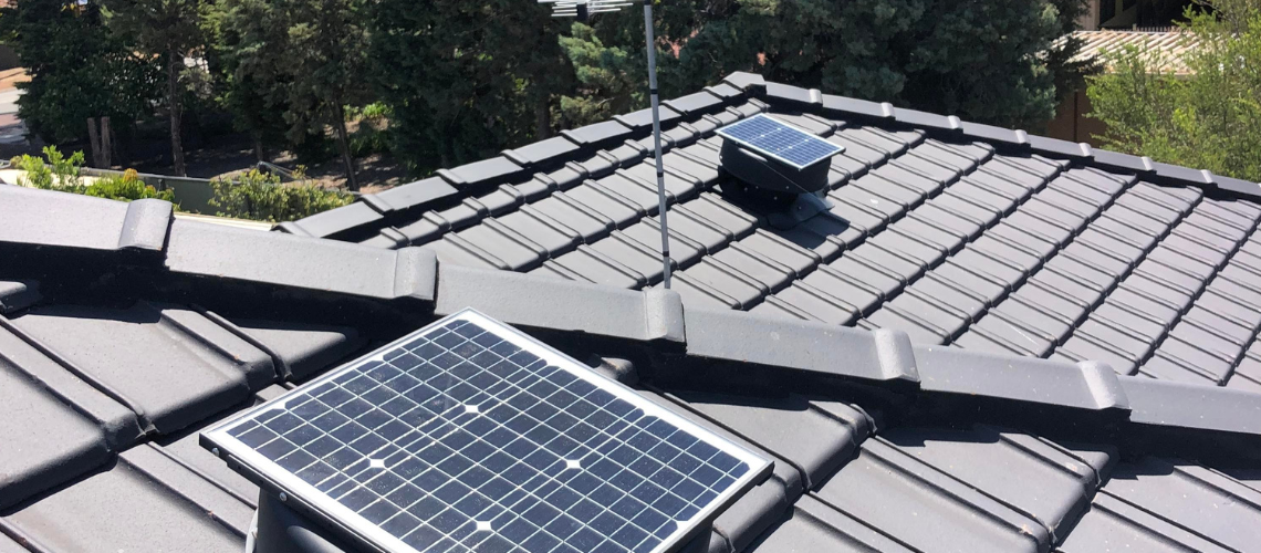 benefits of solar roof vents on roof perth